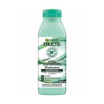 Շամպուն Garnier Fructis Superfood Алоэ Вера 350 մլ ||Шампунь Garnier Fructis Superfood Алоэ Вера 350 мл ||Shampoo Garnier Fructis Superfood Aloe Vera 350 ml
