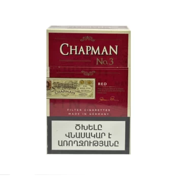 Ծխախոտ Von Eicken Chapman Red N3 20 հատ ||Сигарет  Von Eicken Chapman Red N3 20 штук ||Cigarettes Von Eicken Chapman Red N3 20 pieces