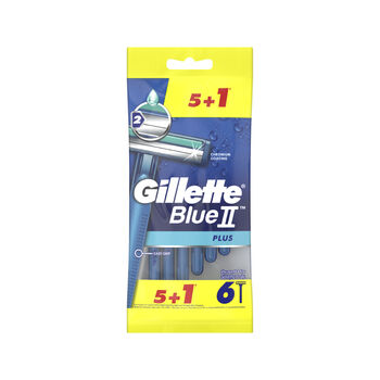 Ածելի Gillette Blue II plus 6 հատ