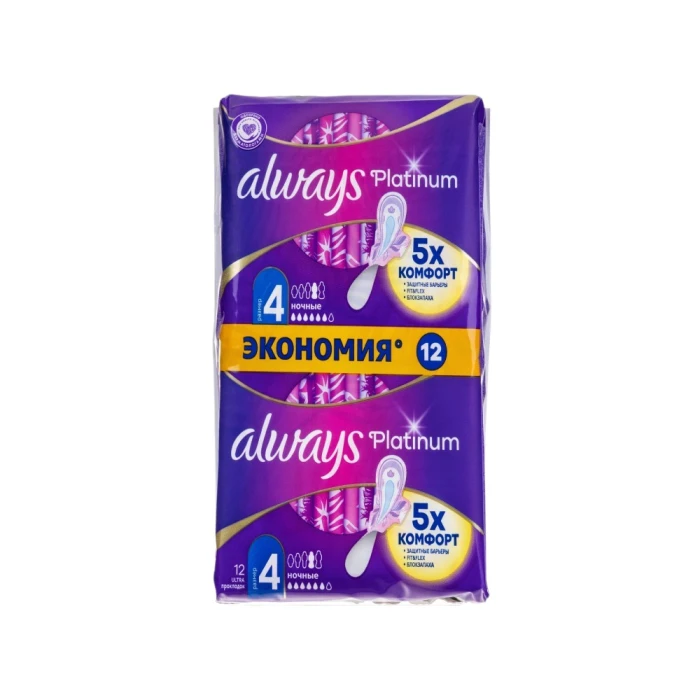 Միջադիր Always Platinum Econom night 12  հատ 