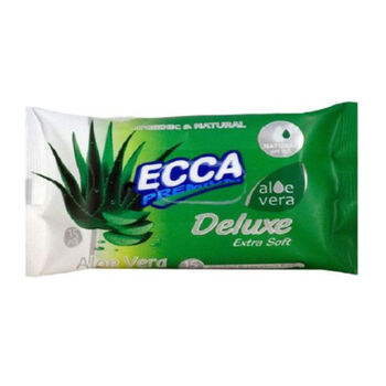 Անձեռոցիկ խոնավ Ecca Premium Deluxe Aloe Vera 15 հատ ||Влажные салфетки Ecca Premium Deluxe Aloe Vera 15 шт. ||Wet wipes Ecca Premium Deluxe Aloe Vera 15 pcs