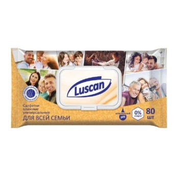 Անձեռոցիկ խոնավ Luscan 80 հատ 559405