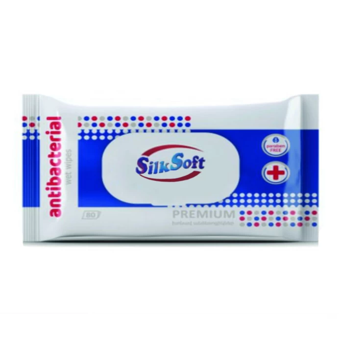 Влажные салфетки Silk Soft 80 шт. 
