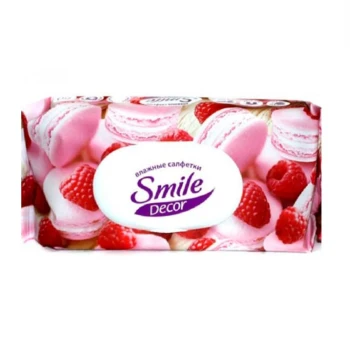 Անձեռոցիկ խոնավ Smile 60 հատ