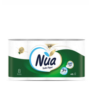 Туалетная бумага Nua 3 слоя 8 шт. 