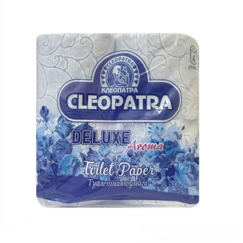 Զուգարանի թուղթ Cleopatra Deluxe 2 շերտ 4 հատ ||Туалетная бумага Cleopatra Deluxe 2-х слойная 4 шт. ||Toilet paper Cleopatra Deluxe 2 ply 4 pcs