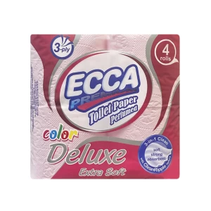 Toilet paper Ecca Deluxe 3 layers 4 pcs.