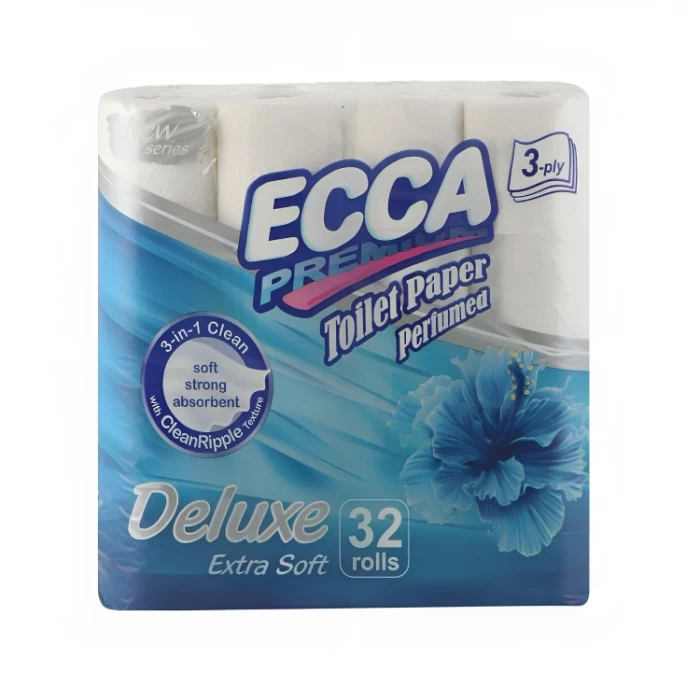 Զուգարանի թուղթ Ecca Delux 3 շերտ 32 հատ 