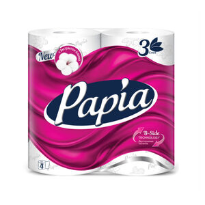 Զուգարանի թուղթ Papia 3 շերտ 4 հատ ||Туалетная бумага Papia 3 слоя 4 шт. ||Toilet paper Papia 3 layers 4 pcs