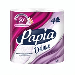 Toilet paper Papia Deluxe 4 ply 4 pcs