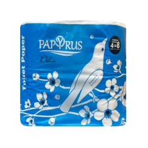 Туалетная бумага Papyrus Deluxe 3 слоя 4 шт. 