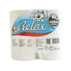Toilet paper Relax 2 layers 4 pcs