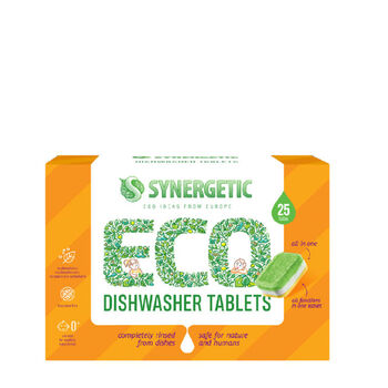Հաբ սպասքի Synergetic 25 հատ ||Таблетки для посудомоечных машин Synergetic 25 шт. ||Tablets for dishwashers Synergetic 25 pcs.