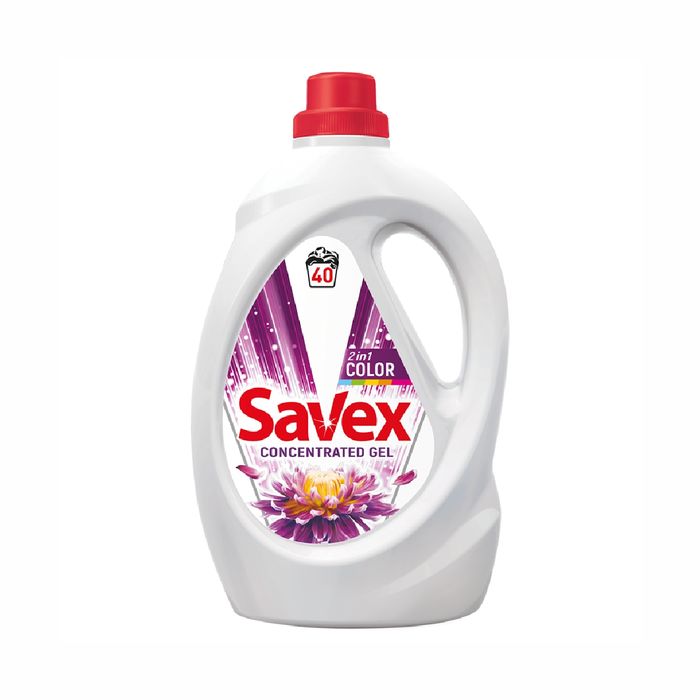 Հեղուկ-գել լվացքի Savex 2-ը 1-ում գունավոր 2,2 լ ||Гель для стирки Savex для цветного белья 2,2 л ||Persil Savex washing gel for colored laundry 2,2 l