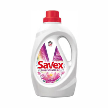 Հեղուկ-գել լվացքի Savex գունավոր 1,1 լ