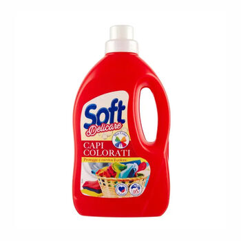 Հեղուկ-գել լվացքի Soft գունավոր 1 լ ||Гель для стирки Soft для цветного белья 1 л ||Soft washing gel for colored laundry 1 l
