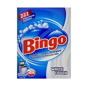Լվացքի փոշի Bingo ձեռքի սպիտակ 400 գր 