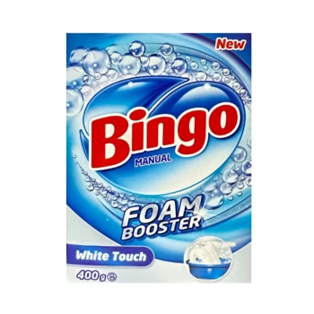 Լվացքի փոշի Bingo ձեռքի սպիտակ 400 գր 
