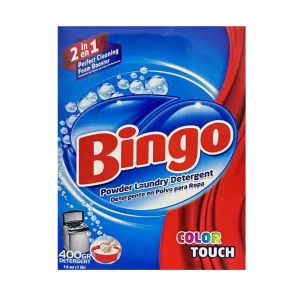 Стиральный порошок Bingo для цветного белья ручной стирки 400 гр 