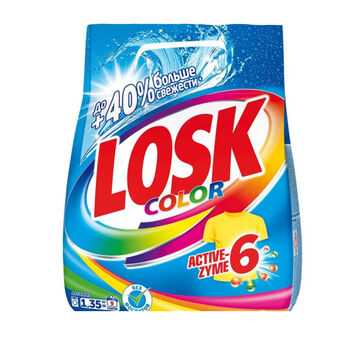 Լվացքի փոշի Losk Automat գունավոր 1,35 կգ ||Стиральный порошок Losk Automat для цветного белья 1,35 кг ||Laundry detergent Losk Automat for colored laundry 1,35 kg