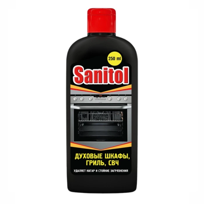 Մաքրող միջոց գազօջախի Sanitol հակայուղ 250 մլ 