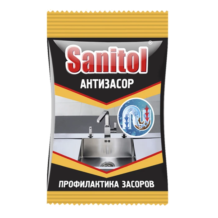 Մաքրող փոշի խողովակի Sanitol 90 գր 