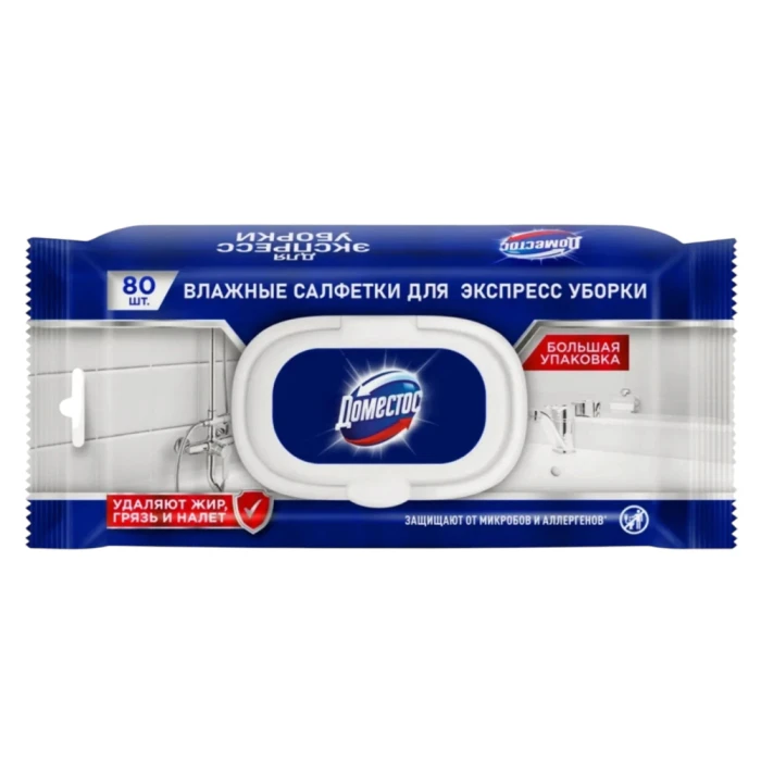 Անձեռոցիկ ունիվերսալ մաքրության Domestos 80 հատ 