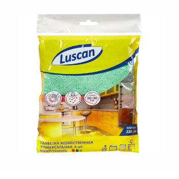 Շոր սեղանի Luscan  Microfibre 30x30 սմ 4 հատ