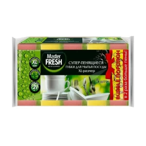 Սպունգ սպասքի Master Fresh XL 5 հատ