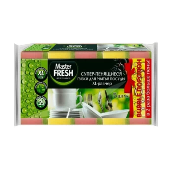 Սպունգ սպասքի Master Fresh XL 5 հատ