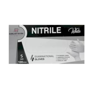 Перчатки резиновые Khachatryan Nitrile White 100 шт. 