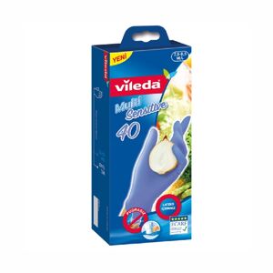 Gloves rubber Vileda multi sensitive 40 pcs
