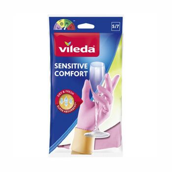 Ձեռնոց ռետինե Vileda sensitive ||Резиновые перчатки Vileda sensitive ||Glove rubber Vileda sensitive