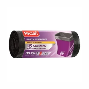 Աղբի տոպրակ Paclan 30 լ 20 հատ