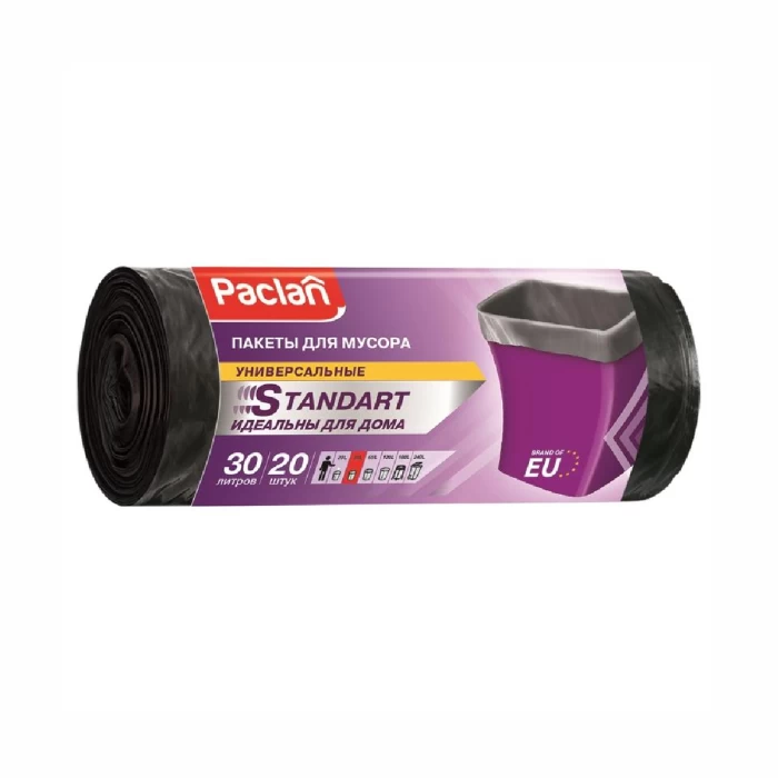 Աղբի տոպրակ Paclan 30 լ 20 հատ