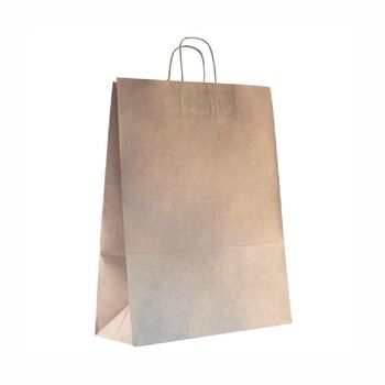 Տոպրակ կրաֆտ Комус 108-029 ||Крафт пакет Комус бумажный коричневый с кручеными ручками ||Kraft bag Komus paper brown with twisted handles 