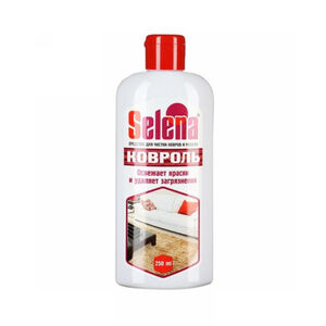 Means "Selena. Carpet" for cleaning carpets and upholstered furniture, 250 ml
