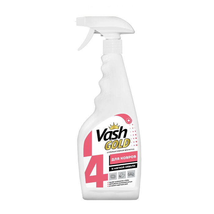 Vash Gold 4 Foaming spray for manual cleaning of carpets and upholstered furniture 500 ml with dispenser