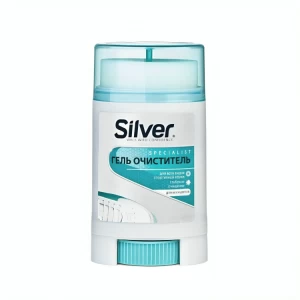 Крем-гель для обуви Серебристо-белый 50 мл