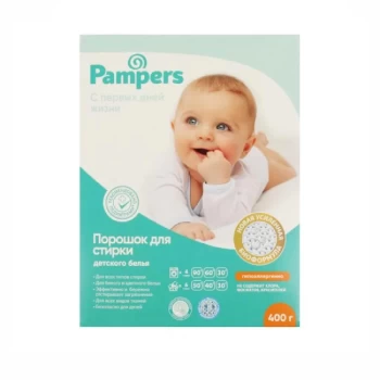 Լվացքի փոշի Pampers մանկական 400 գր ||Стиральный порошок Pampers для детей 400 г ||Washing powder Pampers for children 400 gr