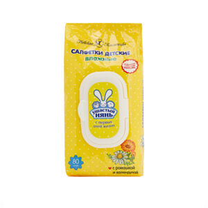 Անձեռոցիկ խոնավ NC Ушастый нянь մանկական 80 հատ