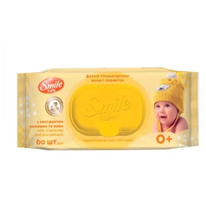  Салфетки влажные Smile baby детские 60 шт. 