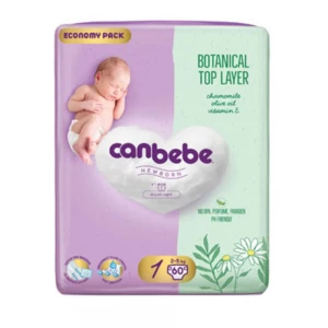 Canbebe Top Layer N1 Baby Diaper 60 Pcs 