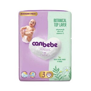 Տակդիր Canbebe N 3 6-10 կգ 70 հատ ||Подгузник Canbebe N 3 6-10 кг 70 шт. ||Canbebe Top Layer N3 Baby Diaper 6-10 kg 70 Pcs 