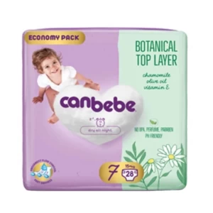 Подгузник Canbebe N 7 15+ кг 28 шт. 