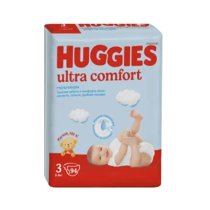 Подгузники Huggies Ultra Comfort N3 5-9 кг 94 шт 