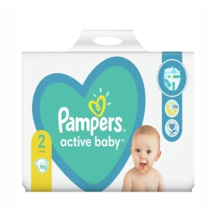 Подгузники Pampers Active N2 4-8 кг 96 шт. 