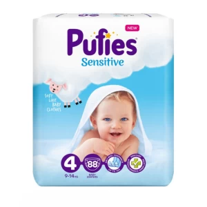 Stand Pufies Sensitive N 4 9-14 kg 88 pcs