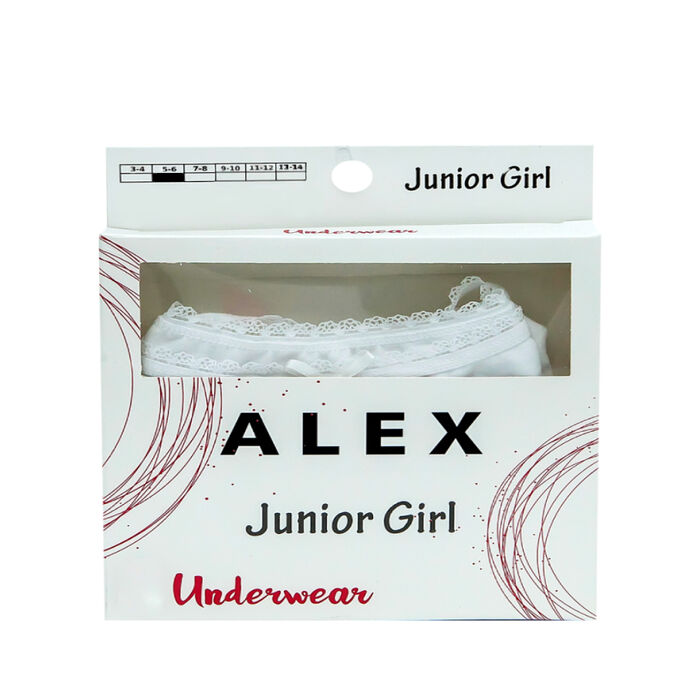 Майка для девочки Alex белая KG6001 