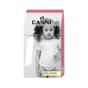 Շապիկ աղջկա Danni կիսաթև սպիտակ 